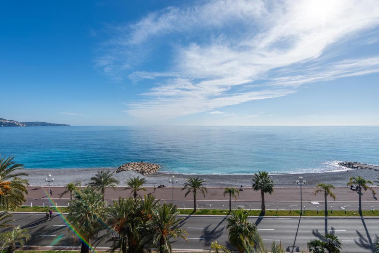 Sea Front - Panoramic Sea View Studio With Terrace Ніцца Екстер'єр фото